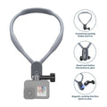 Silicone Action Camera/smartph<wbr/>one Chest Mount Magnetic Neck