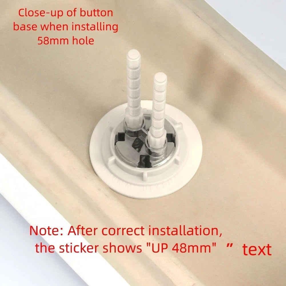 Replacement Flush Button For 38mm 48mm 58mm Toilet Tank Covers With