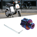 Motorcycle Key Head Cover Cnc Aluminum Burnt Titanium Style