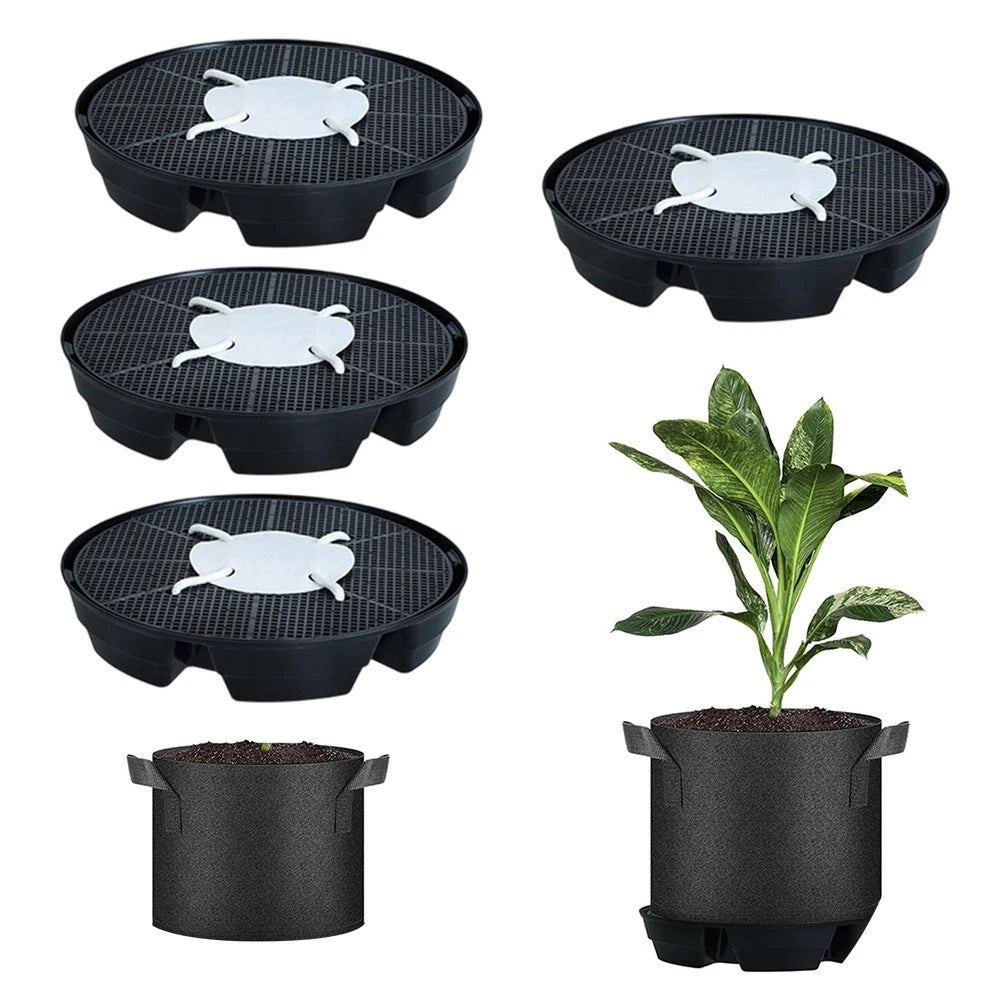 For Easy Care Self Watering Plant Saucers 4 Pack For Indoor Outdoor