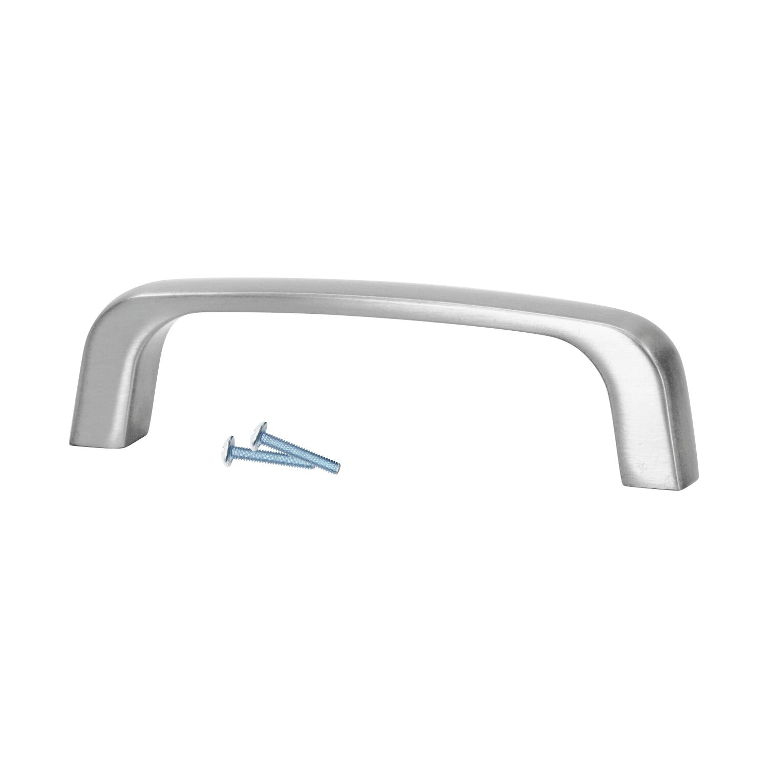 Modern Bo Square Style 3" Brushed Nickel Kitchen Cabinet Handle Pull
