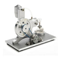 Silver Air Stirling Engine Motor Model Educational Steam Power School