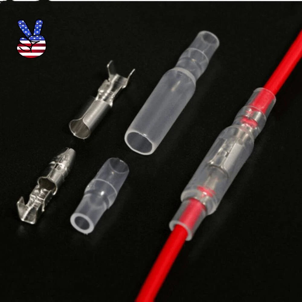 Female Male Bullet Connector Wire Crimp Terminal 4.0mm Insulated
