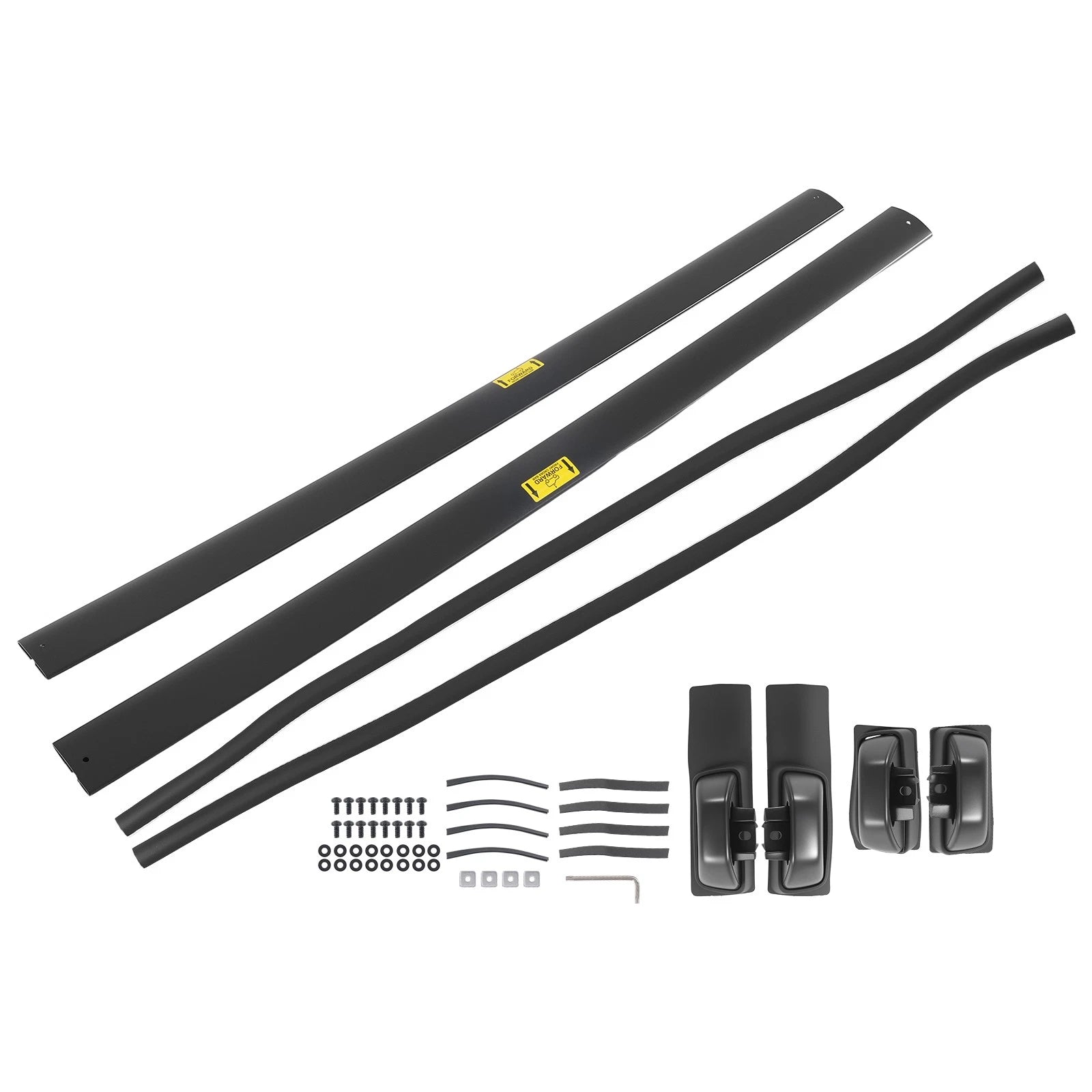 Cross Bar Luggage Rack for Honda Element 2003-2011 Black Aluminum Roof