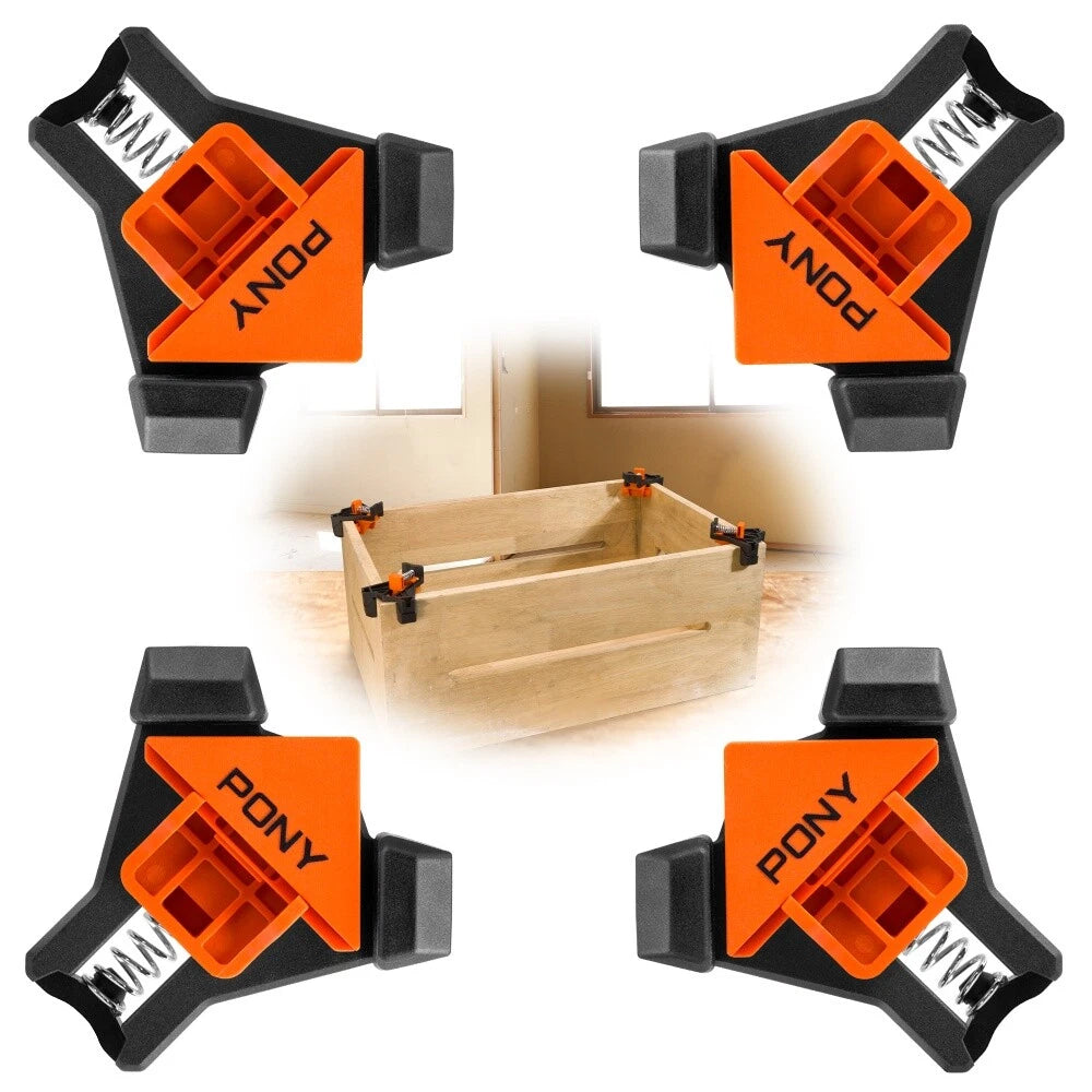 Pony 4-pack Quick-release Corner Clamp 90° Right | Built Supply Co