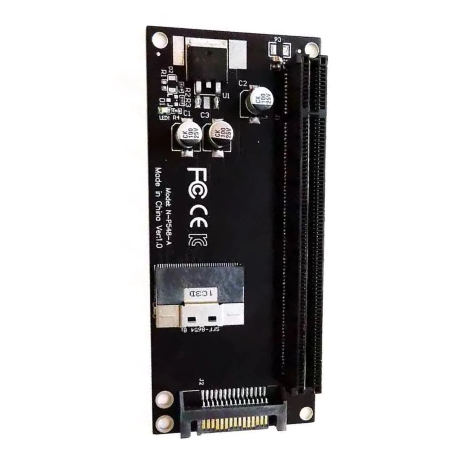 Sff-8654 8i To Pcie 4.0 X16 Adapter For Mainboard Extension Card