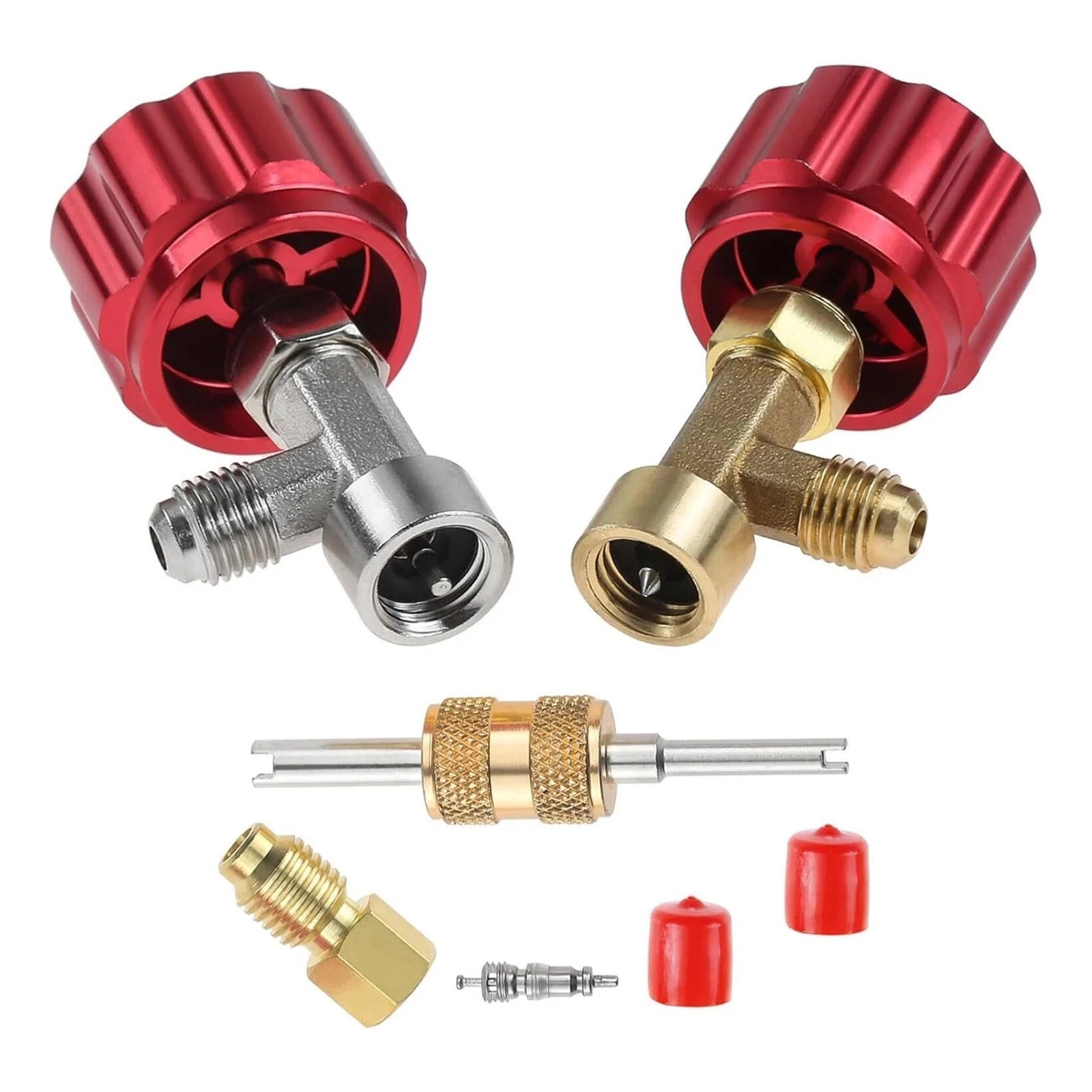 R134a Can Tap Valve Self-sealing & Puncture Style With Tank Adapter