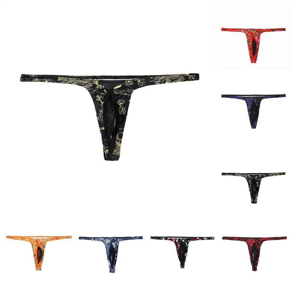 For Men For Intimate Wear Men Thong Underwear Mesh Pouch Briefs For