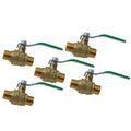 XFITTING 1/2" Male Ball Valve - 5 Pack