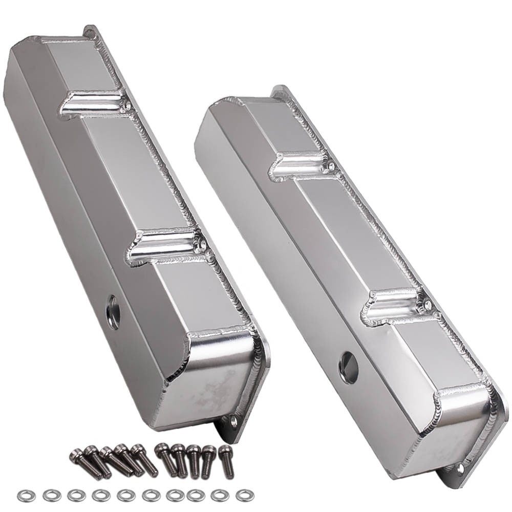 Pair Aluminum Valve Covers for Ford FE BBF 332 352 360 406 413 427 428