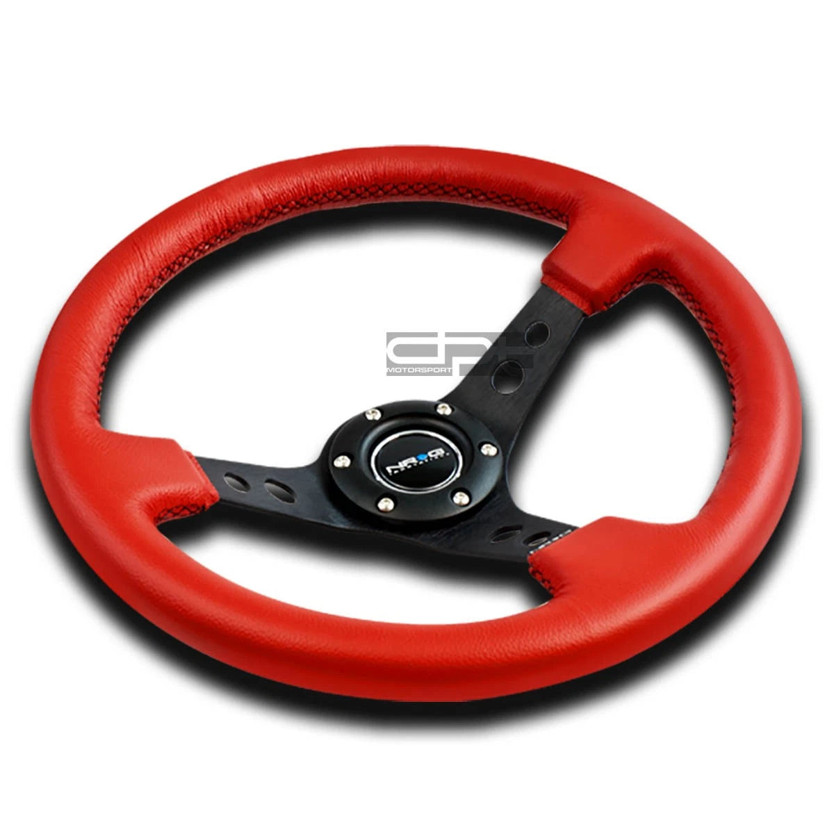 Nrg 350mm 3" Deep Dish 6-hole Race Steering Wheel | Built Supply Co