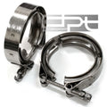 X2 4" Stainless V-band Bolt Clamp For Turbo Flange | Built Supply Co