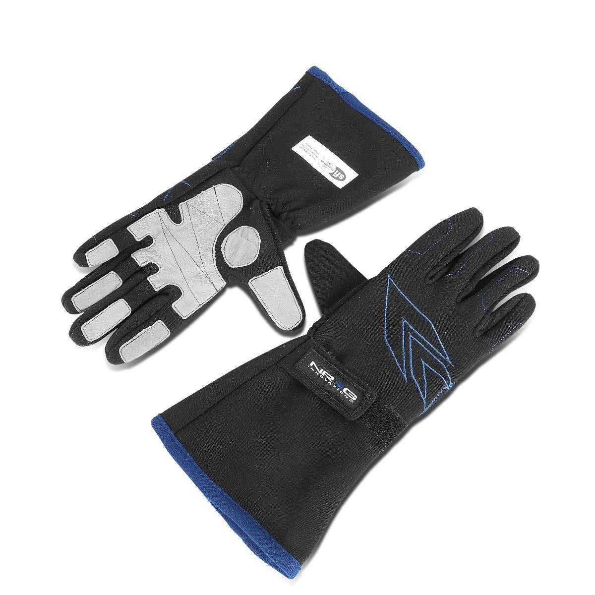 Nrg Innovations Pair Medium Size Auto Racing Full Finger Leather
