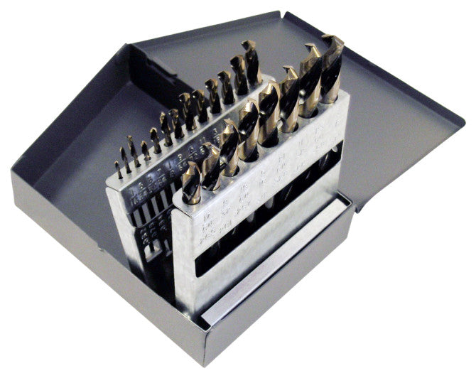 Cle Line 21pc HSS Drill Bit Set 1/16-3/8 Black & Gold