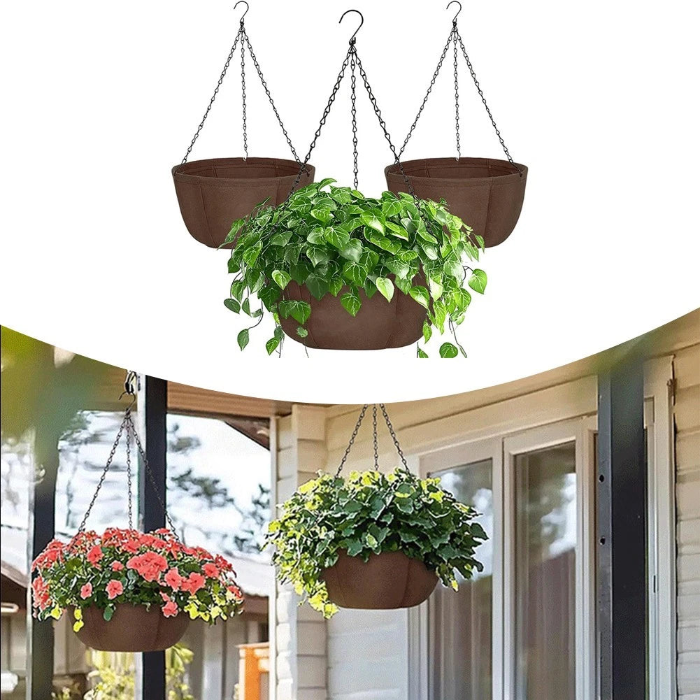 For Outdoor Planting Solution Stylish Hanging Set Of 3 No Rust