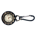 Alloy Backpack Clip-on Carabiner Quartz Pocket Watch Fit For Hiking