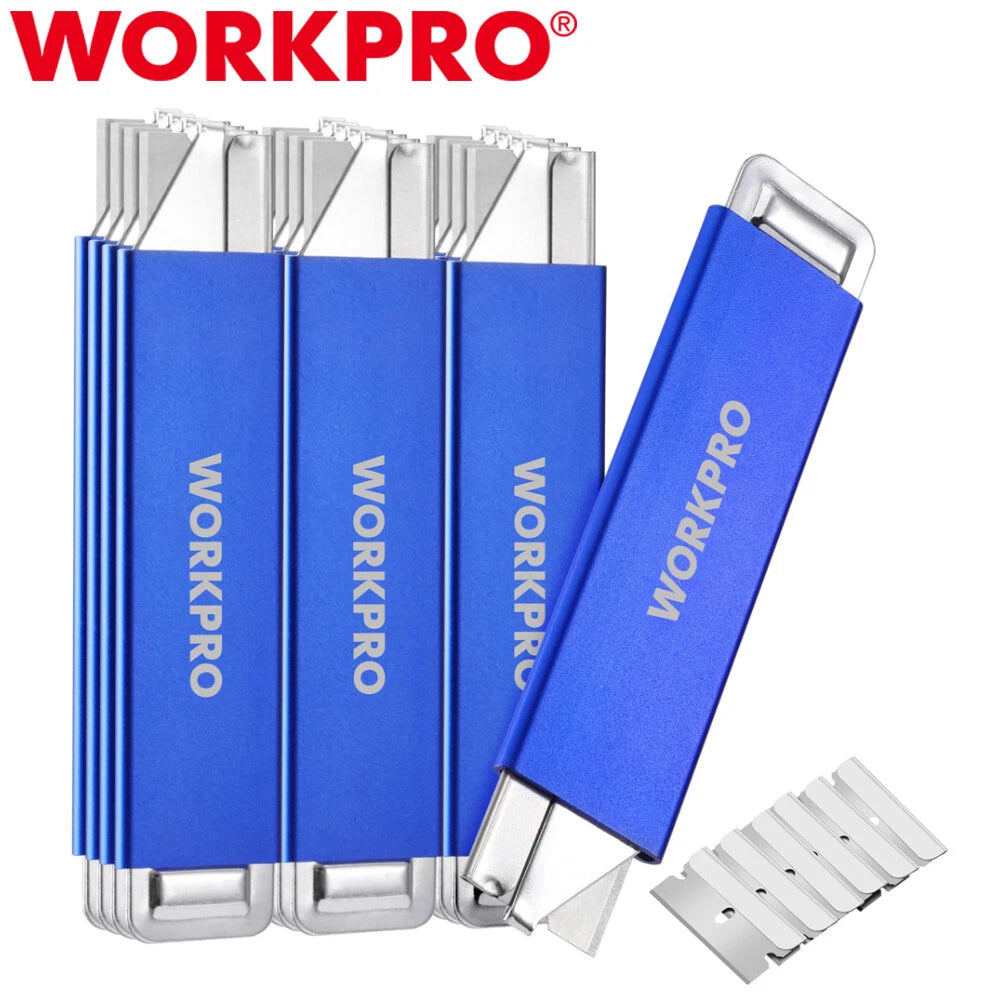 Workpro 12-pack Box Cutter Retractable Utility Knife Box Opener Edge