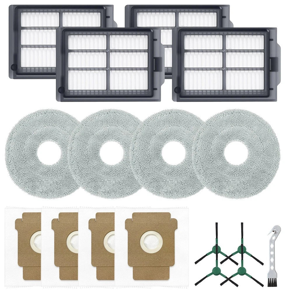 High Efficiency Filter Mop Cloth And Dust Bag Set For Roomba Plus 405