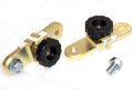 Lot Two Side Post Battery Master Disconnect Cut Off Switch Lead Brass