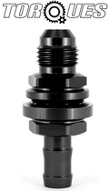 AN-6 (6AN) STRAIGHT O ring sealed Bulkhead to 10mm Barb Adapter + Nut