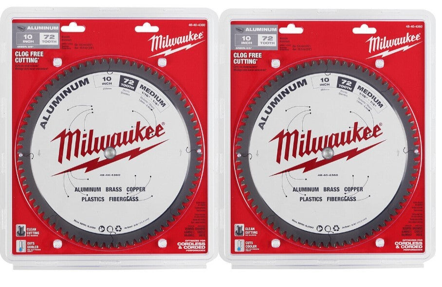 Milwaukee 10" Aluminum Cutting Blade