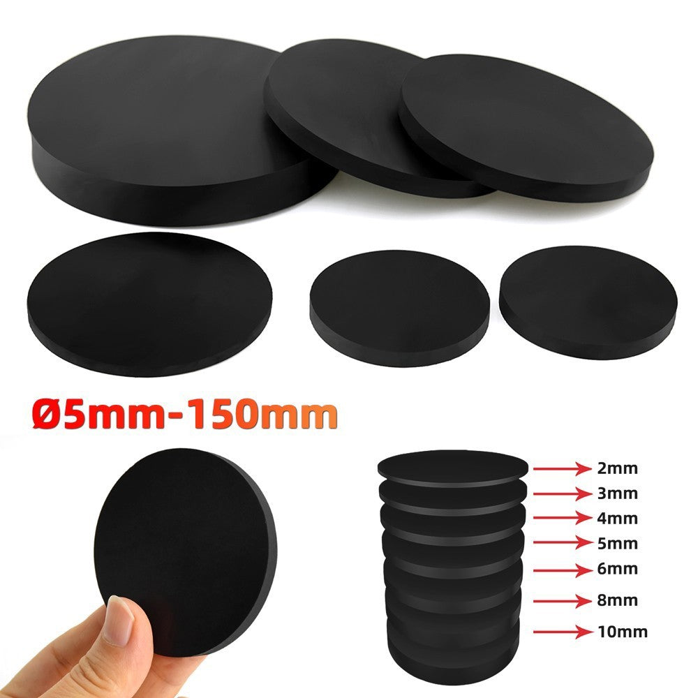 Solid Rubber Discs Round Cushion Pads
