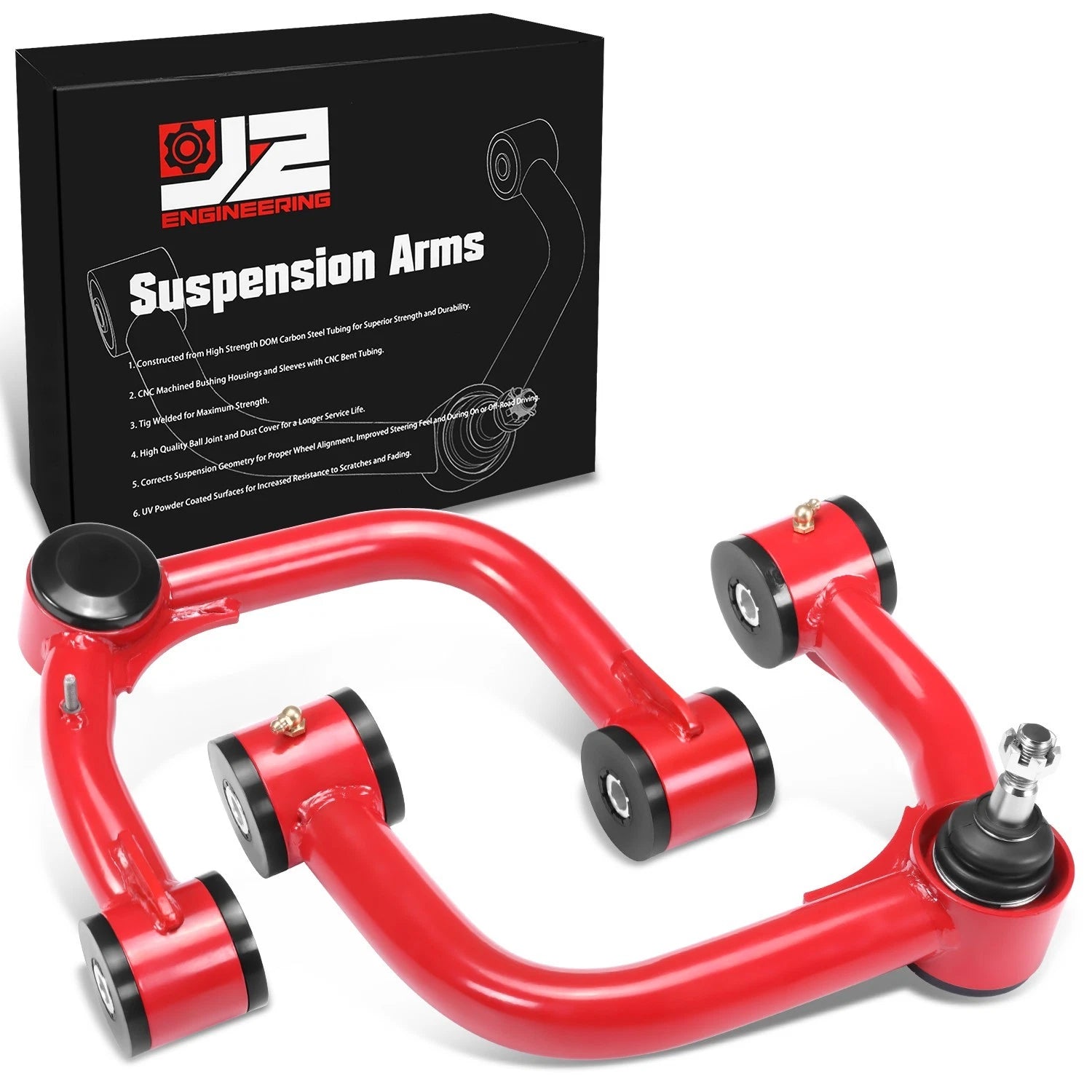 J2 For 03-23 Toyota 4runner Lexus Gx460 470 Red | Built Supply Co