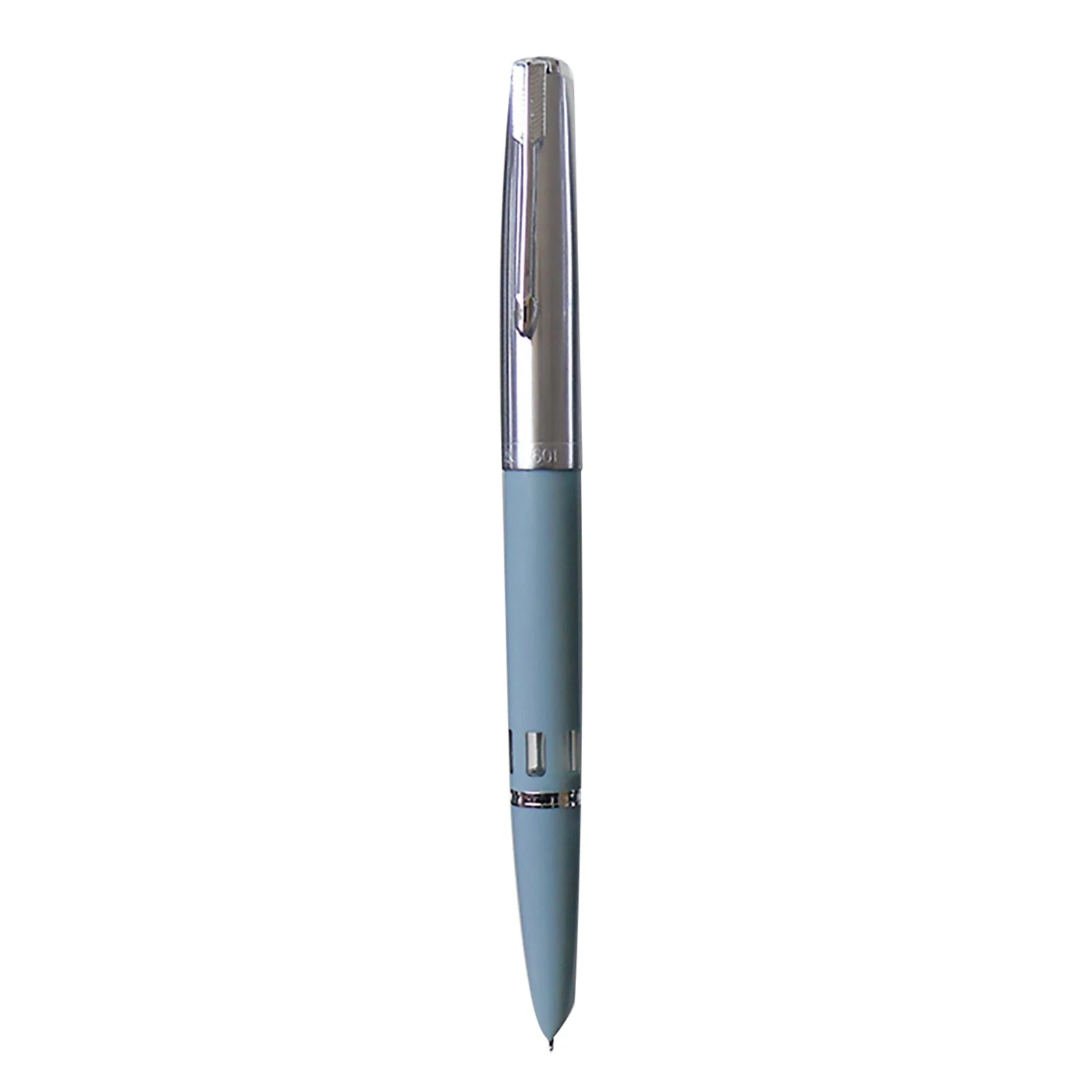 138mm Wing Sung 601 Steel Cap Vacumatic Fountain Pen F Nib 0.5mm Ink
