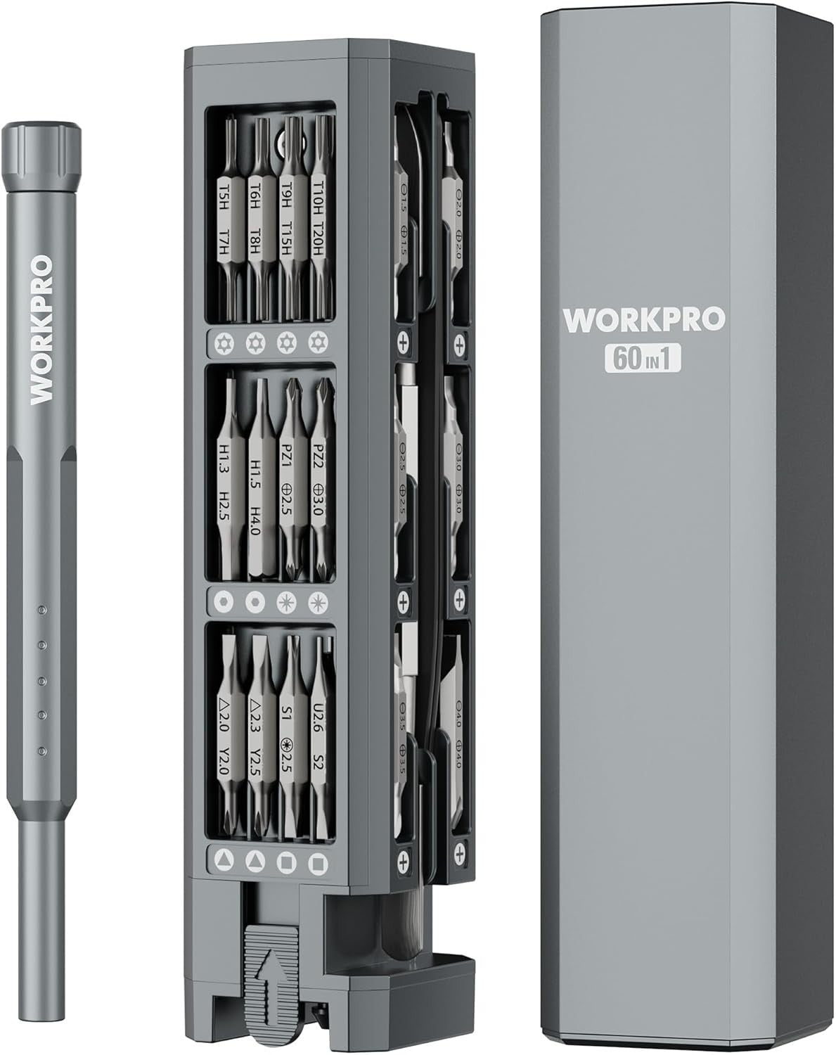 WORKPRO 60-in-1 Precision Screwdriver Set