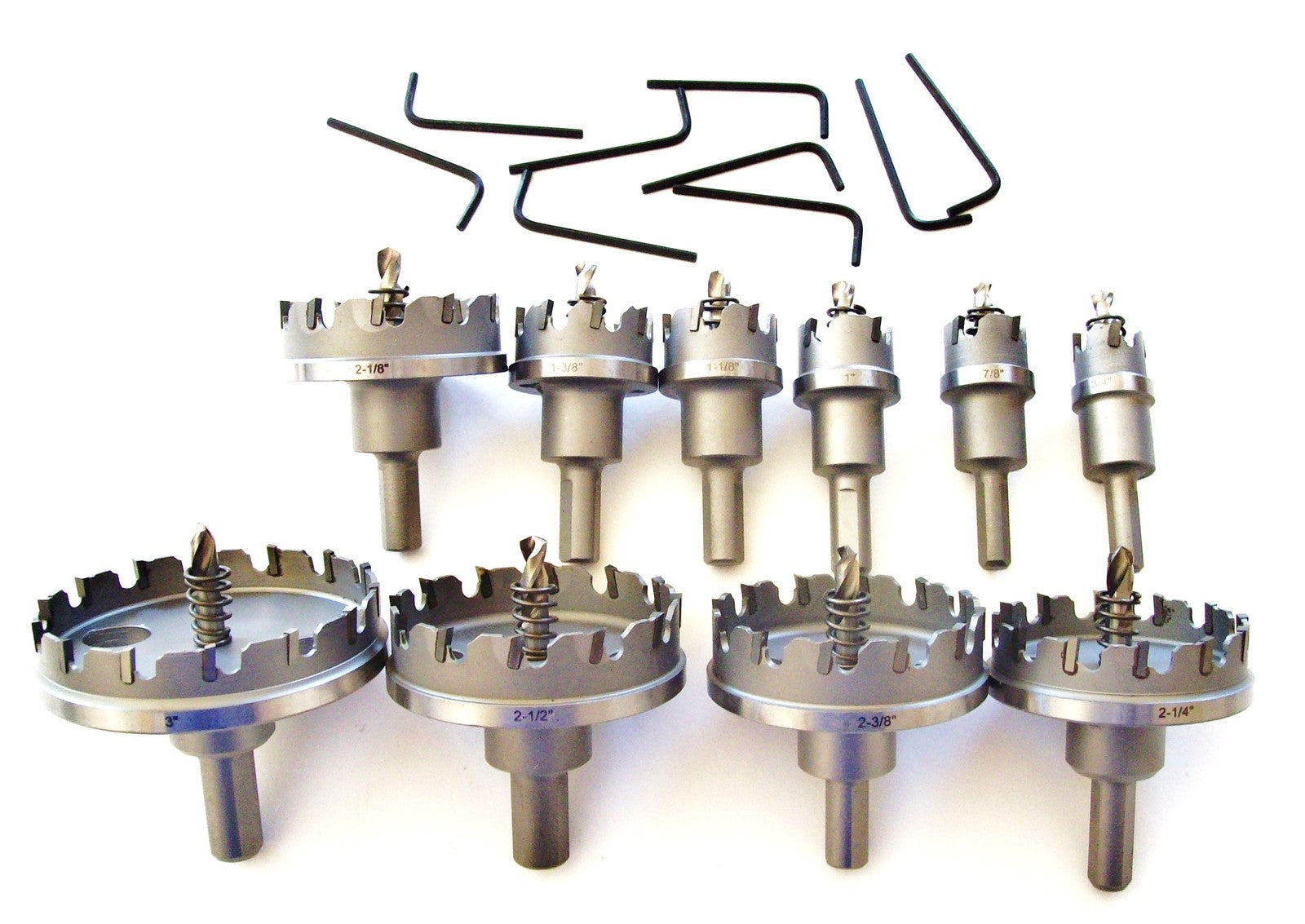 K&W TCT Carbide Hole Cutter Set - 10pc by K&W