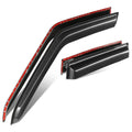 Fit 84-01 Jeep Cherokee Glossy Black 3m Adhesive Tape 4 Window Visors