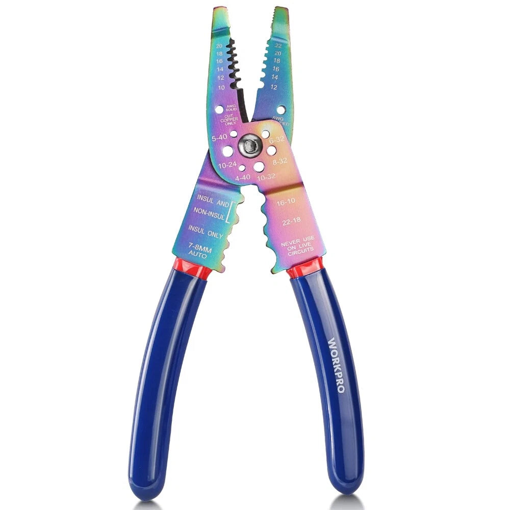 Workpro 8" Wire Crimping/wire Stripper Tool Wire | Built Supply Co