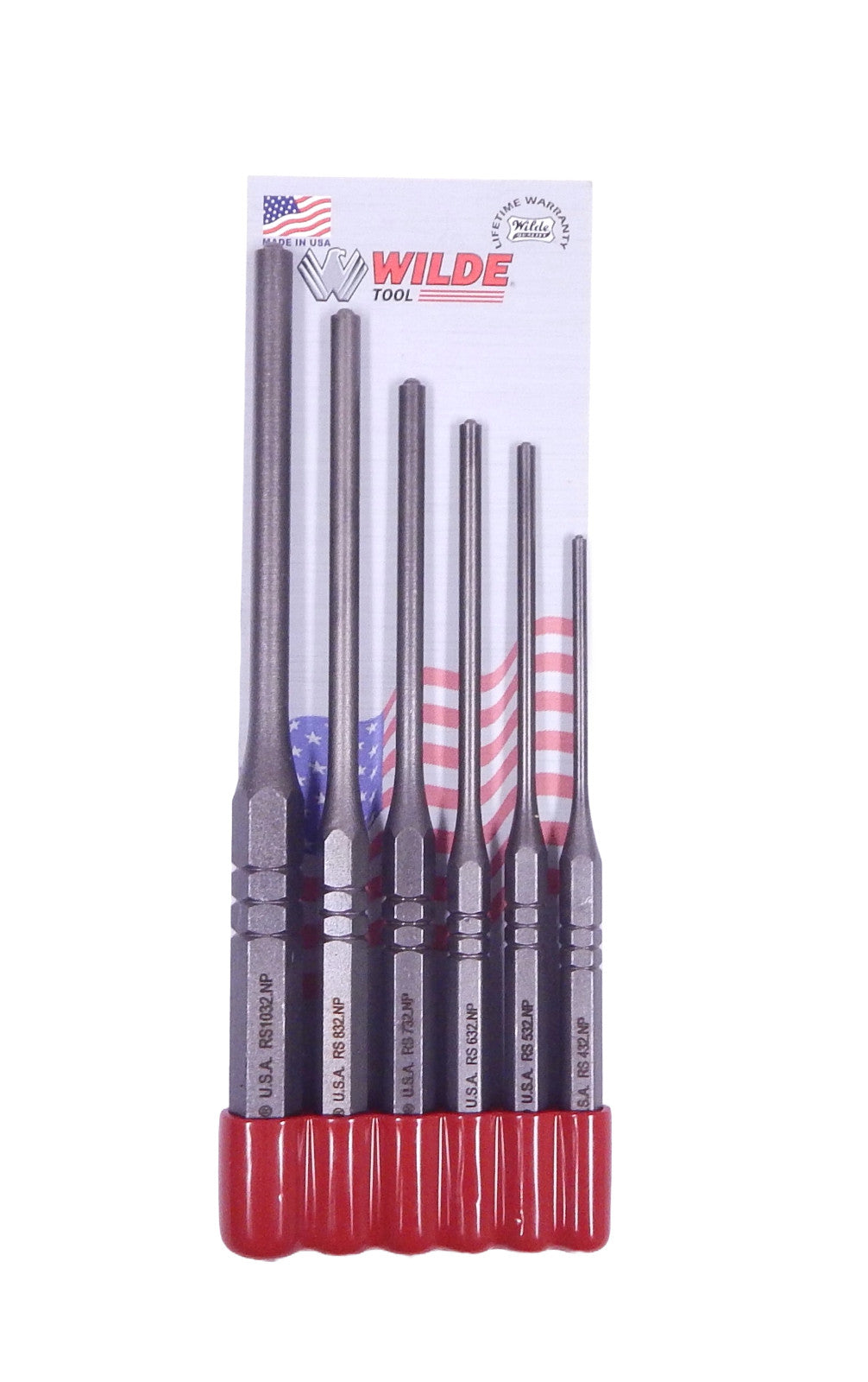 Wilde 6pc Roll Pin Punch Set