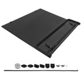 6.5ft Soft Quad-Fold Tonneau Cover W/Lamp for Ford F-150 04-14 for Mark LT 06-08