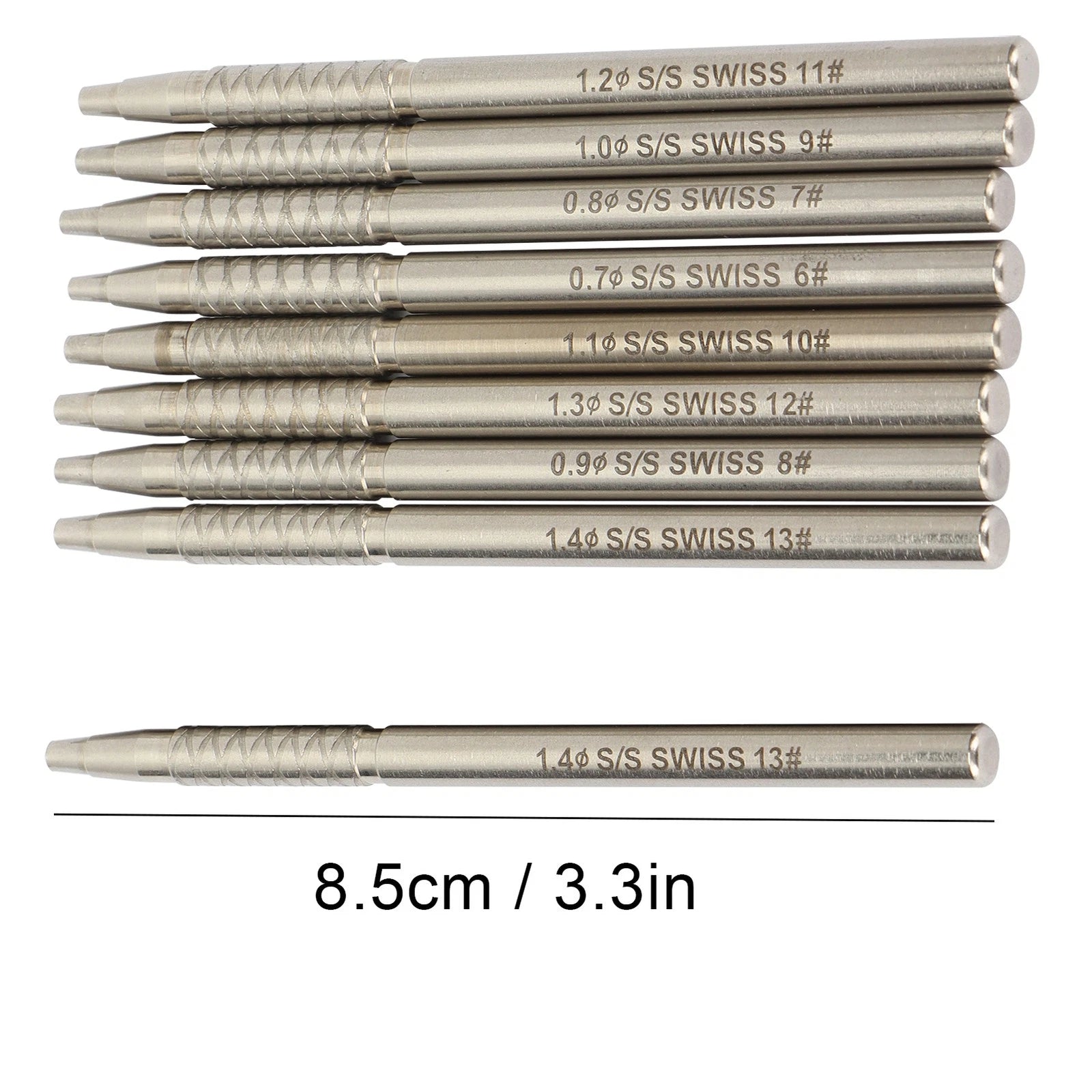 0.7-1.4mm Steel Watch Hands Presser Pusher Fitting Setting Tool