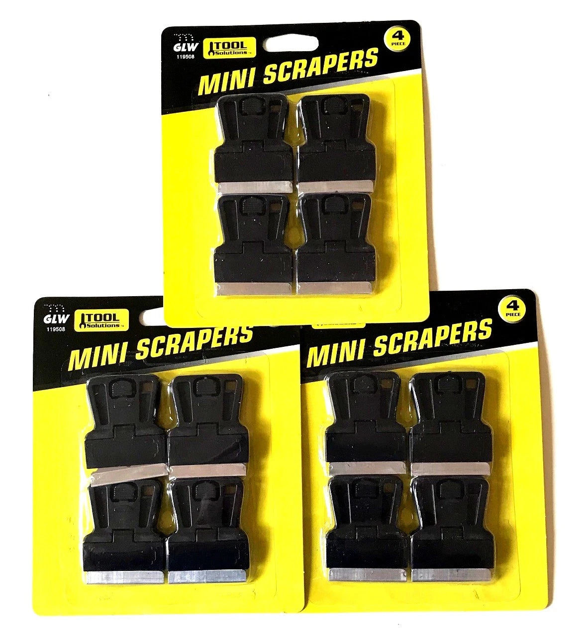 12 Pocket Razor Blade Scrapers With Blades Knife Inspection Sticker