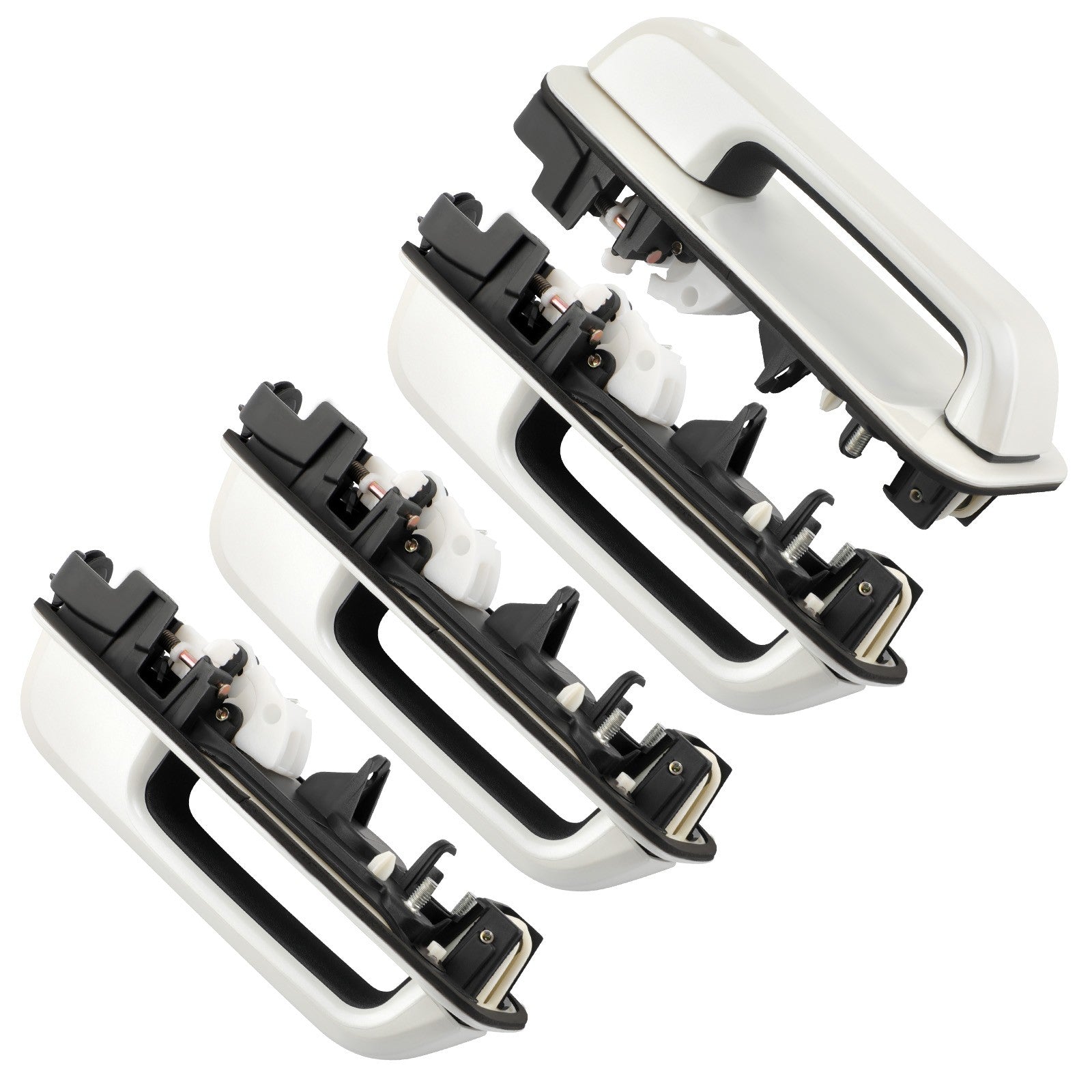 Door Handles Front & Rear Set Pearl White for Ford F150 15 - 20