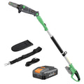 WORKPROX Cordless Pole Saw w/15 FT Max Reach 8" 20V 4.0Ah Electric Pole Chainsaw