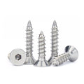Flat Head Socket Self-Tapping Screws DIN7991-1 304 Stainless M2-M6