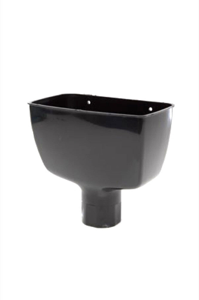 Polypipe Standard Rainwater Hopper Head Black