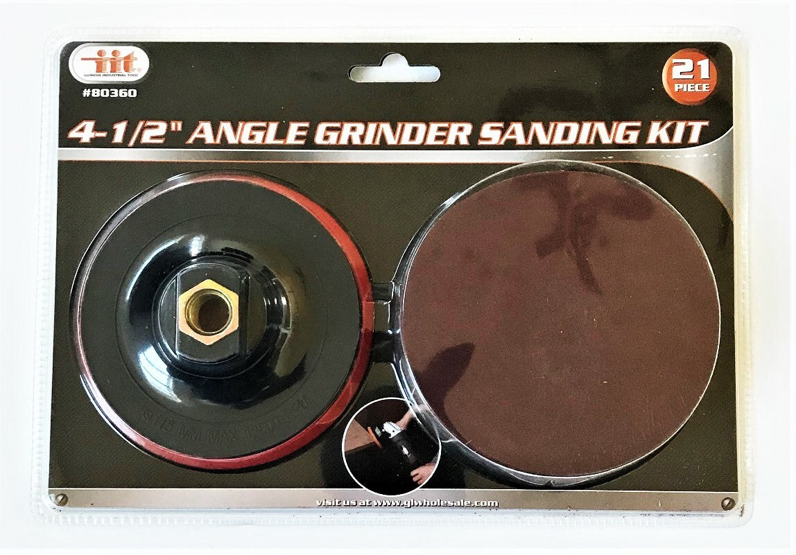 Illinois Industrial Angle Grinder Sanding Disc Kit