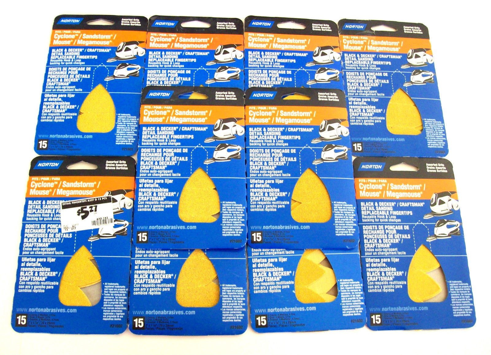 Norton Fingertips Detail Sanding Discs 21602 by Norton