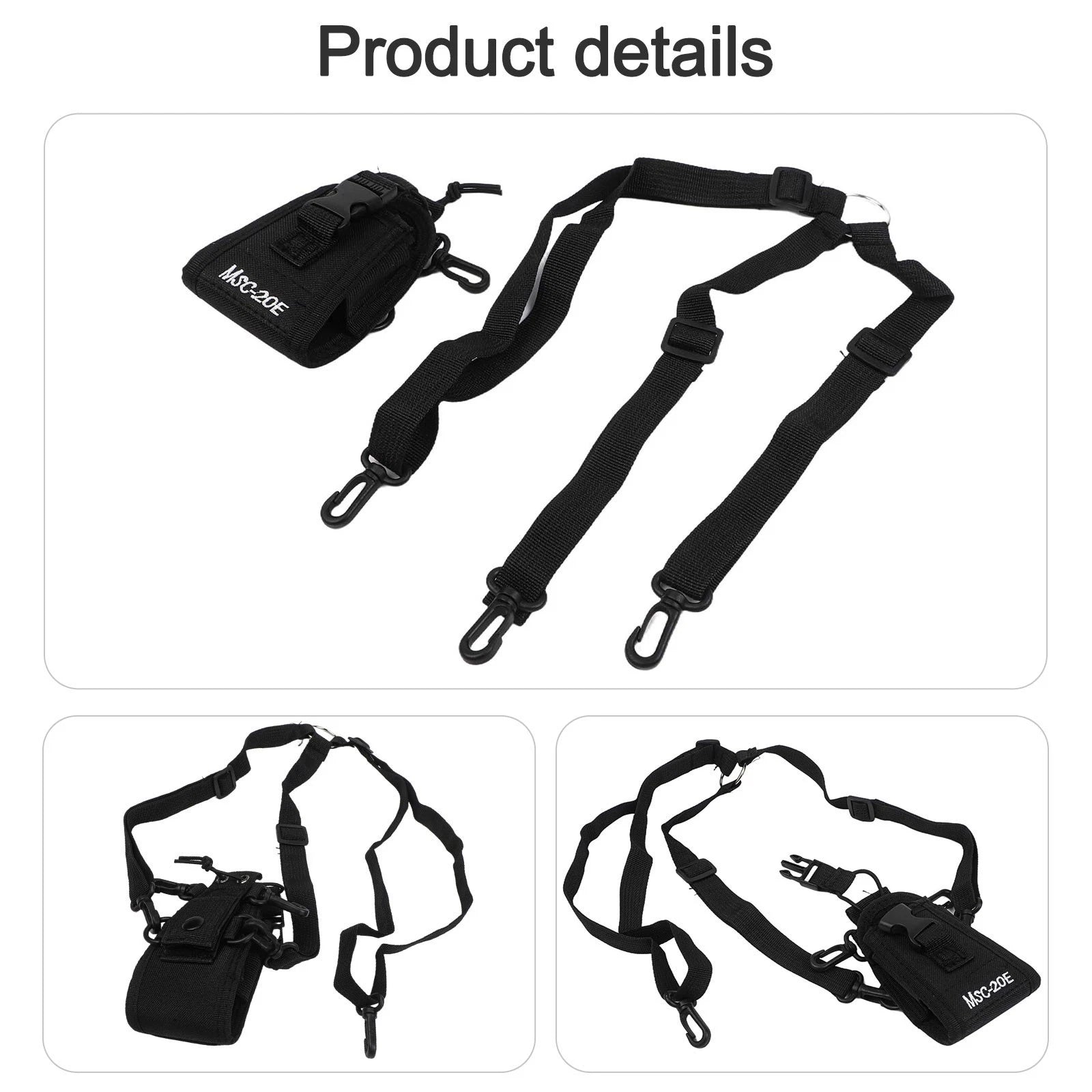 Msc-20e Radio Case Bag Holder Pouch Holster For Baofeng //Wouxun