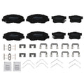 8pcs Front&Rear Brake Pads Kit for Honda Element 2003 2004 2005-2011
