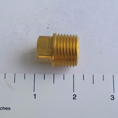 1 Pack XFITTING 1/2" Male NPT Pipe Plug , Square Head ,