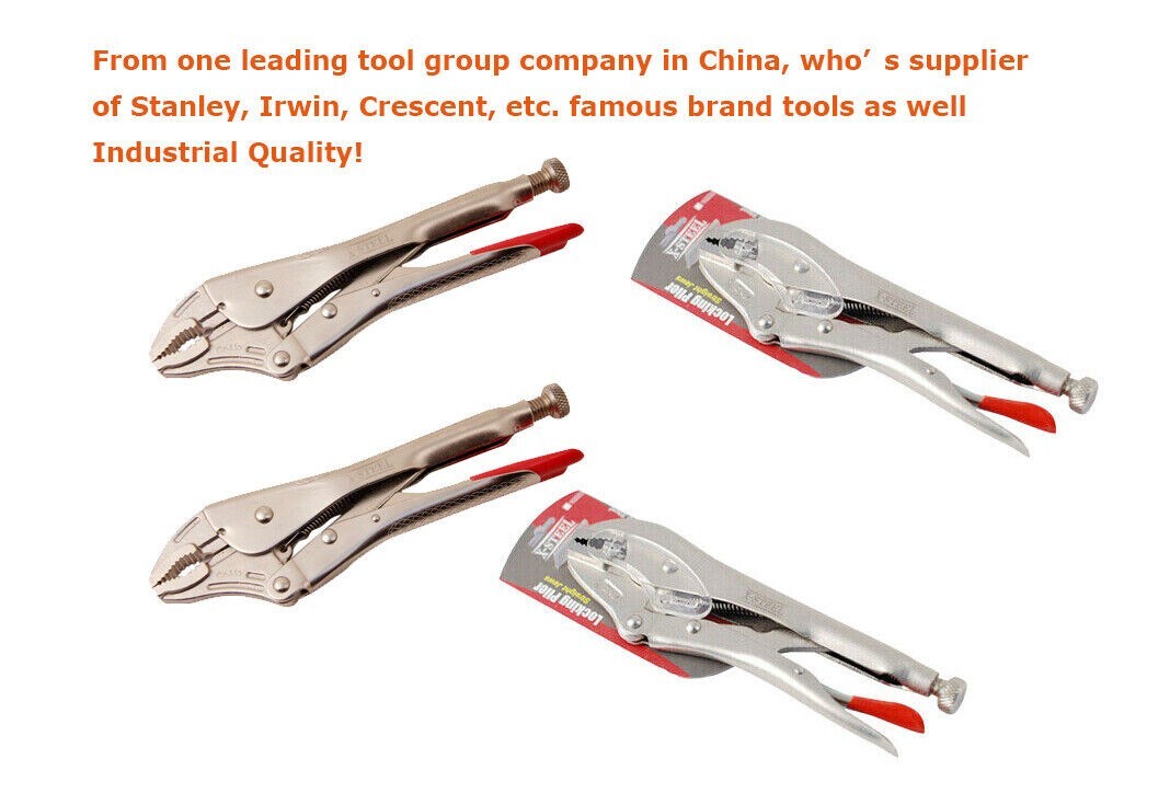 4-Pack Cr-V Locking Pliers 10" Vice Grip