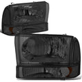 Fit 1999-2004 Ford Super Duty Pair Smoked Housing | Built Supply Co