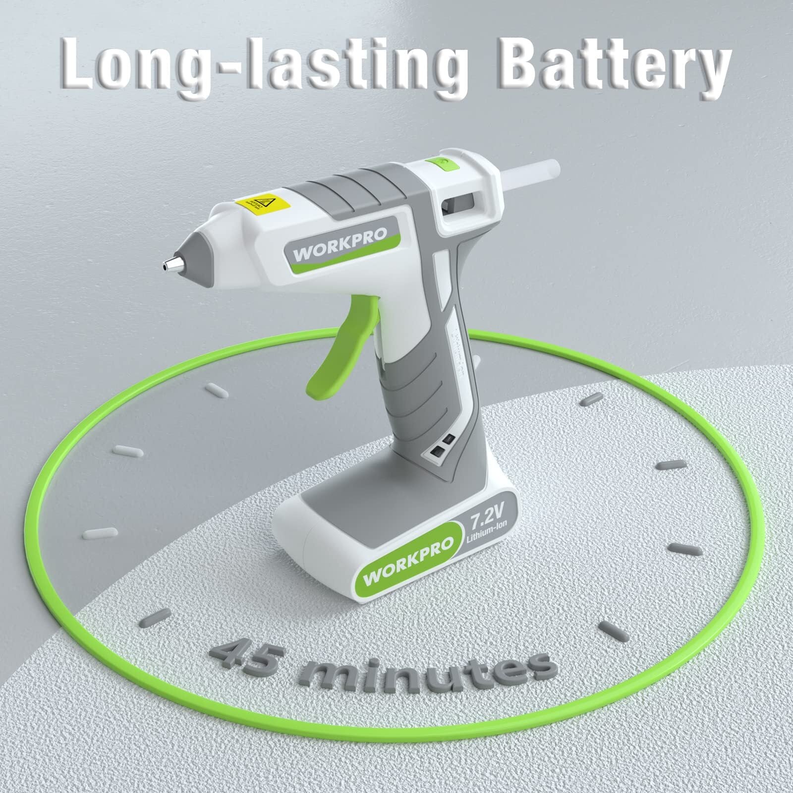 Cordless Hot Melt Glue Gun 7.2V