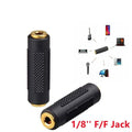 Stereo 3.5mm Coupler Aux Female To Female 1/8" F/f Jack Audio Adapter