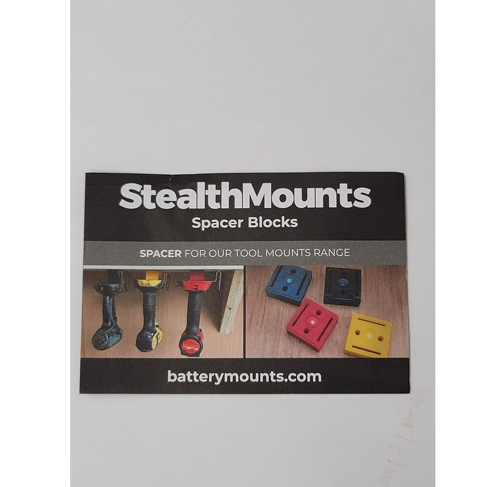 StealthMounts Tool Mount Spacer 12mm 6 Pack by StealthMounts